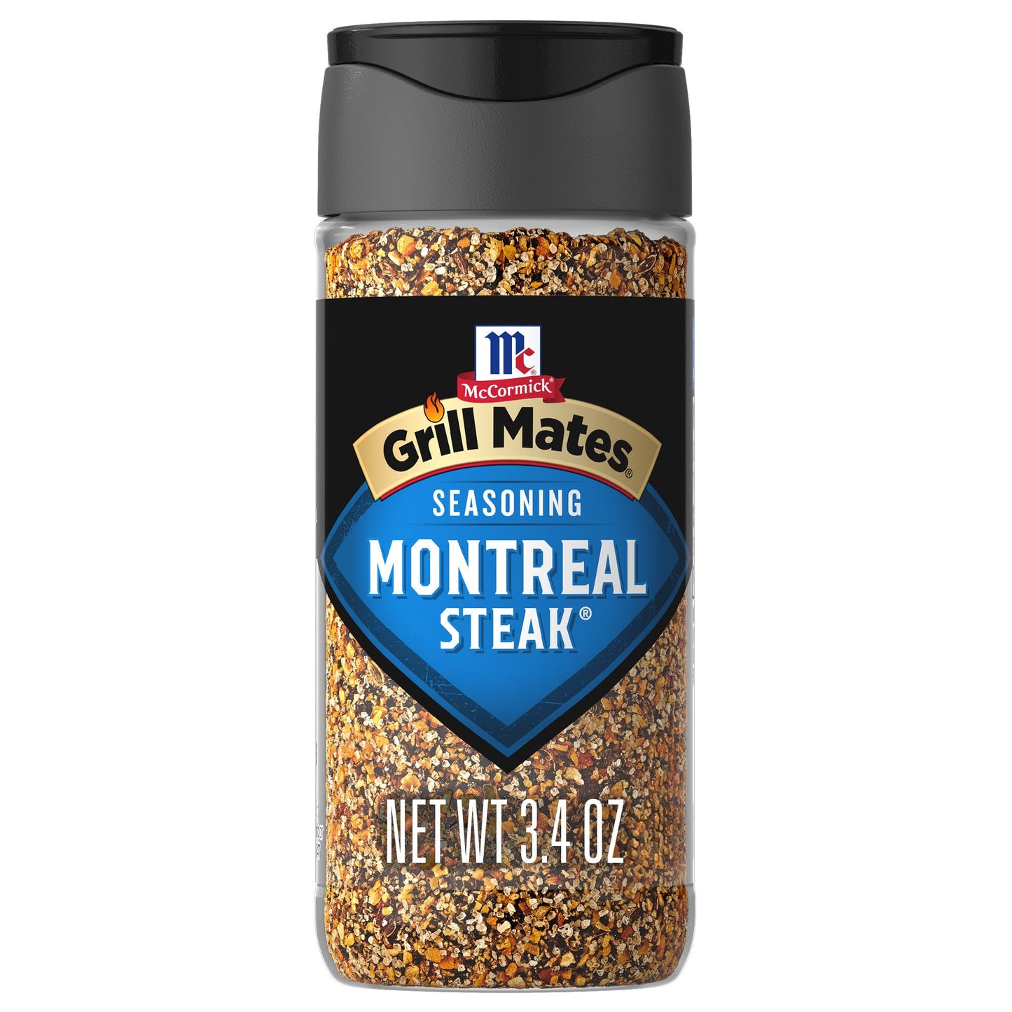 McCormick Grill Mates Seasoning, Montreal Steak, No MSG Added, Gluten Free, No Artificial Flavors, For Transforming Everyday Cut