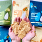 Rosemary Almond Flour Crackers by Real Phat Foods - Low Carb, Gluten-Free Keto Crackers - Pack of 3 (Rosemary)