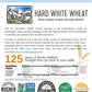 Palouse Brand Certified Glyphosate Residue Free | Hard White Wheat Berries | 15 LBS | Family Farmed in Washington State | Sprout