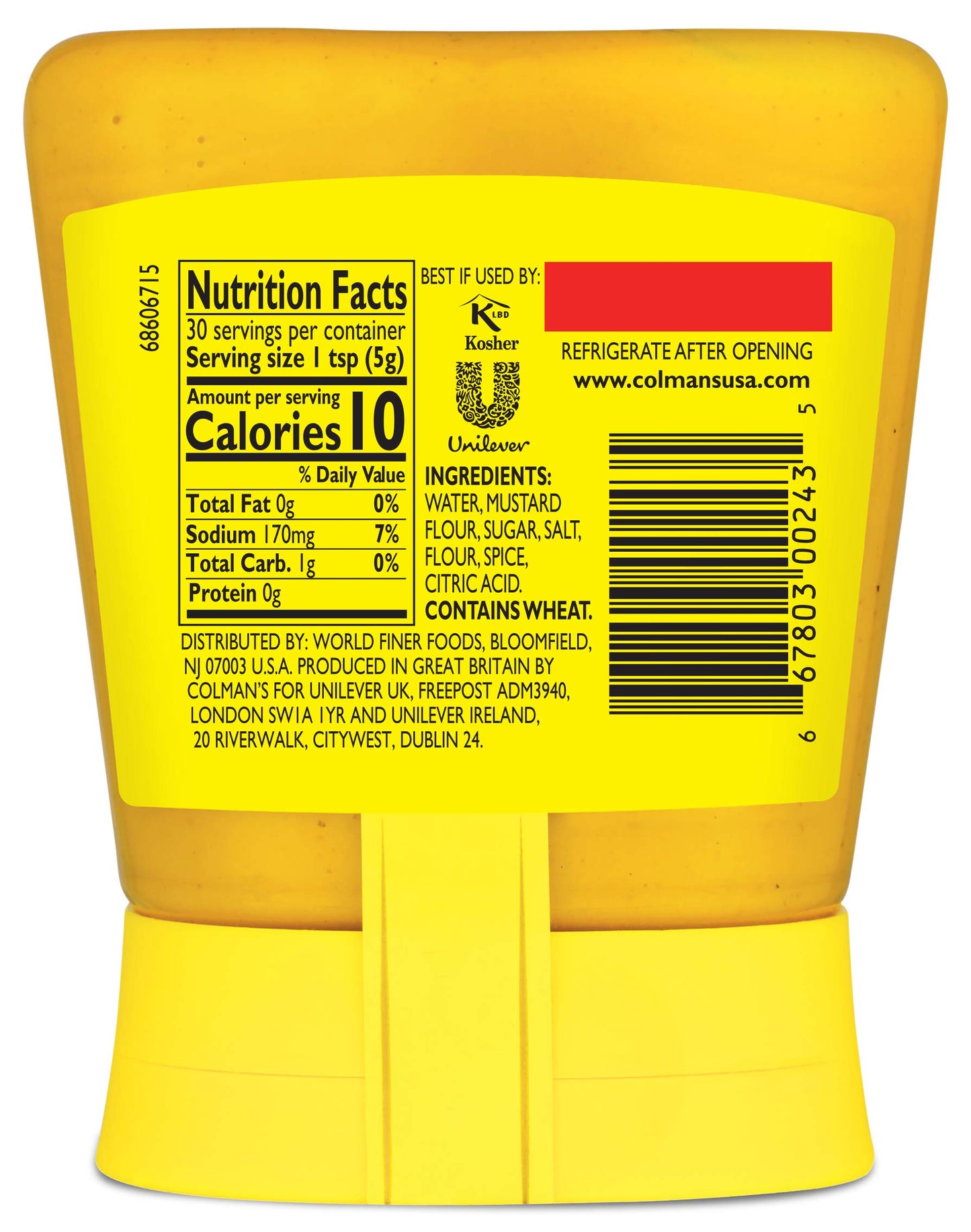 Colman'S Squeezy Mustard, 5.3-Oz