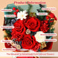 Jtoder Christmas Flower Gifts For Women, Forever Flowers For Delivery Prime, Preserved Long Lasting Rose Flower Bouquet Gift For
