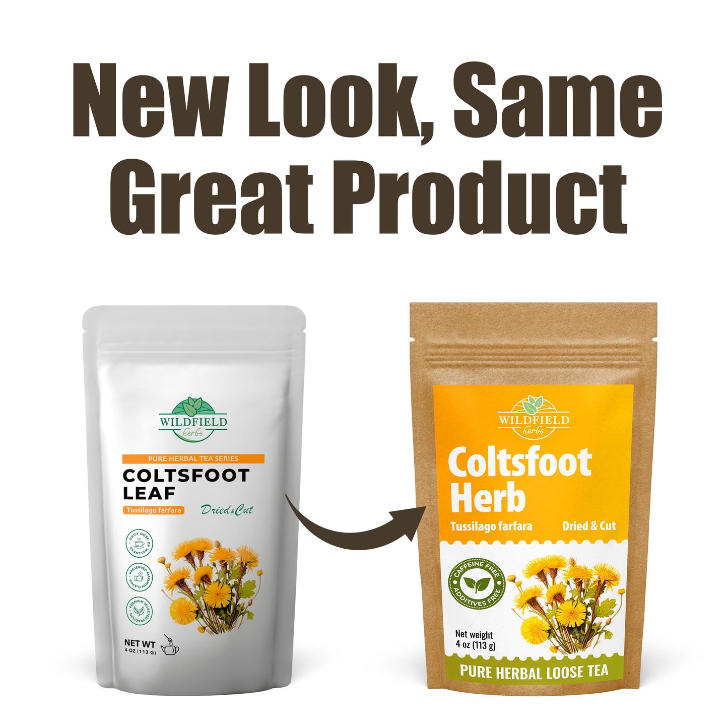 4 Oz. Coltsfoot Herb Leaf Tea (Tussilago Farfara) - 113G Coltsfoot Leaf Herb Tea U De Caballo