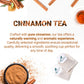 LeafLea Cinnamon Tea Bags - 100% Natural Herbal Tea, Caffeine-Free, Sugar-Free, 80 Count (2-Pack)
