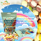 APEXY Freeze Dried Rainbow Candy Assorted Flavor - Crunchy   & Snacks - 4.23oz (120g) - Resealable Pouch