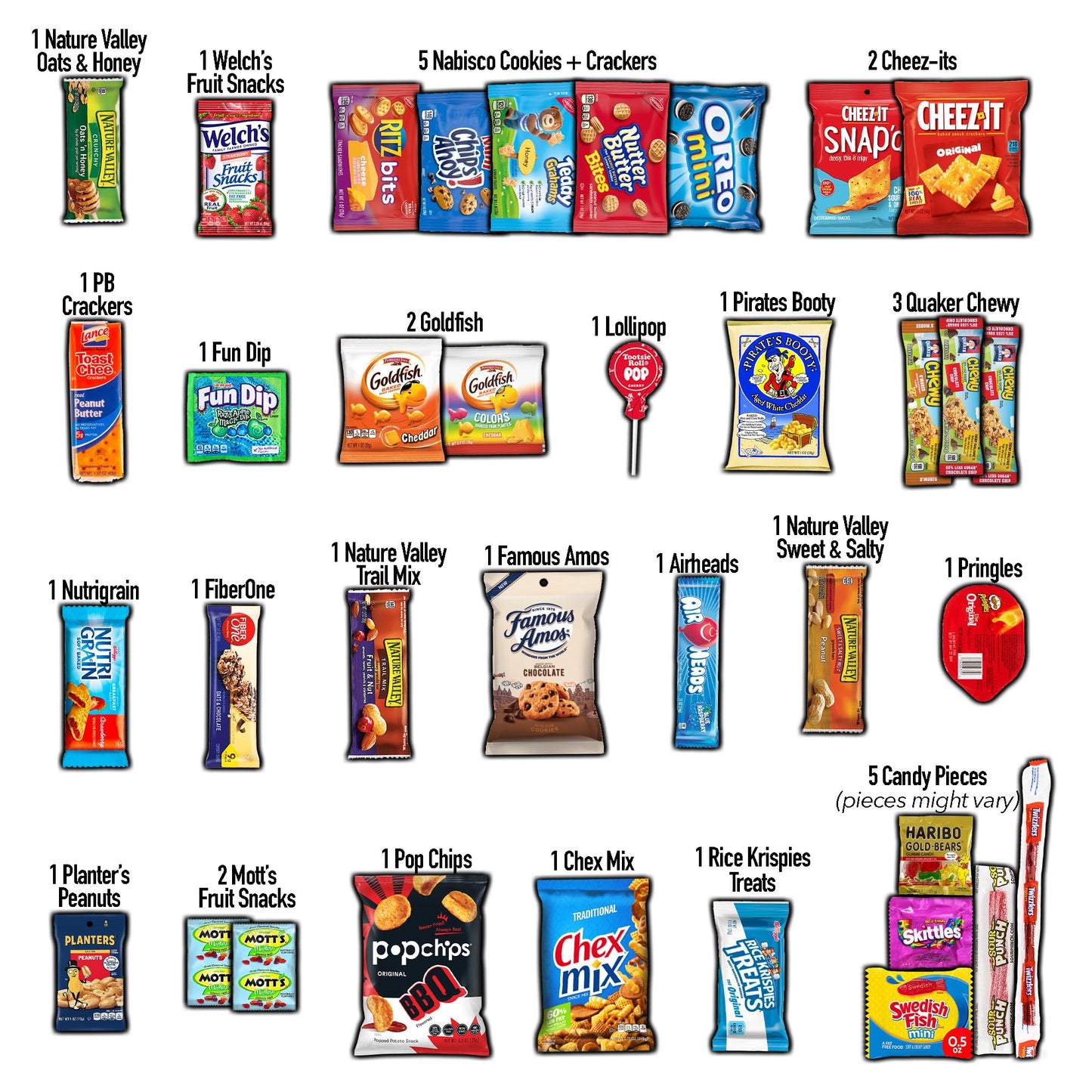 Cravebox Snack Box Variety Pack Care Package - Christmas   Gift Basket Boxes Pack Mature-Themeds Kids Grandkids Guys Girls Women Men Boyfriend Candy Birthday