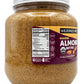 Wilderness Poets, Roasted Almond Butter - Organic, Smooth, Creamy, No Salt, Unsweetened - Half Gallon Glass Jar, 4 Pound (64 Oun