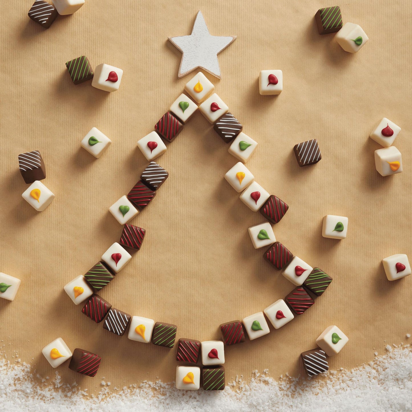 The Wisconsin Cheeseman Classic 24 Count Petits Fours - Gourmet Mini Layer Cakes in Orange  Chocolate Fudge  Strawberry  Lemon  Vanilla  and Almond - Assorted Dessert or Cake Gift