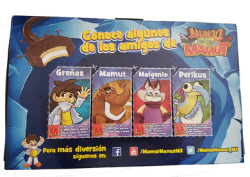 Gamesa Mamut. Irresistible Mexican Cookie/Candy. Marshmallow Filled & Chocolate Cover. 1 Box (8 Individual Pack). Great For Lunc