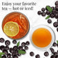 The Republic of Tea Acai Berry Green Tea - Antioxidant Herbal Tea - 50 Tea Bags - Caffeinated - Gluten-Free
