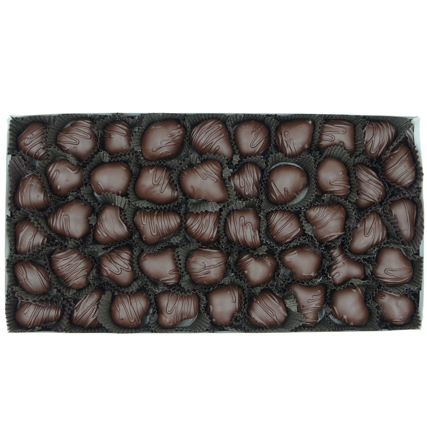 Philadelphia Candies Dark Chocolate Covered Almond Clusters, 2 Pound Gift Box