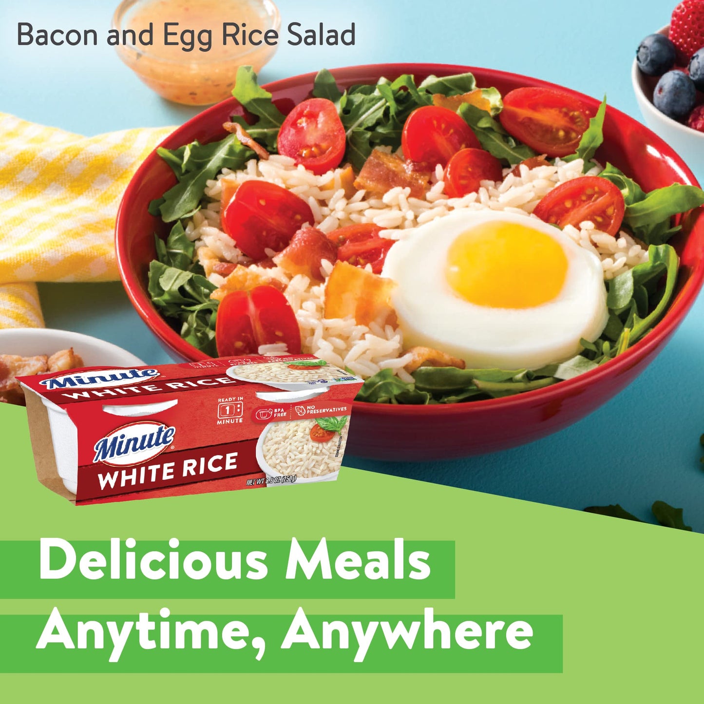 Minute Ready-to-Serve White Rice, Microwavable Rice Cups, 8.8-Ounce Cups (Pack of 8)