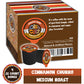 Crazy Cups Flavored Cinnamon Churro Coffee Pods for Keurig, Medium Roast, 88 Count (Pack of 4)