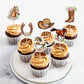 36 Pack Horse Cupcake Toppers Flower Horse Cupcake Picks Horse Racing Party Baby Shower Wedding Girls Birthday Party Cake Decora