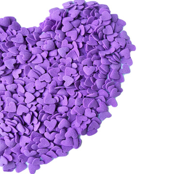 Purple Hearts Sprinkles Cupcake Cake Decoration Cake Cookie Icecream Donut 3.4Oz