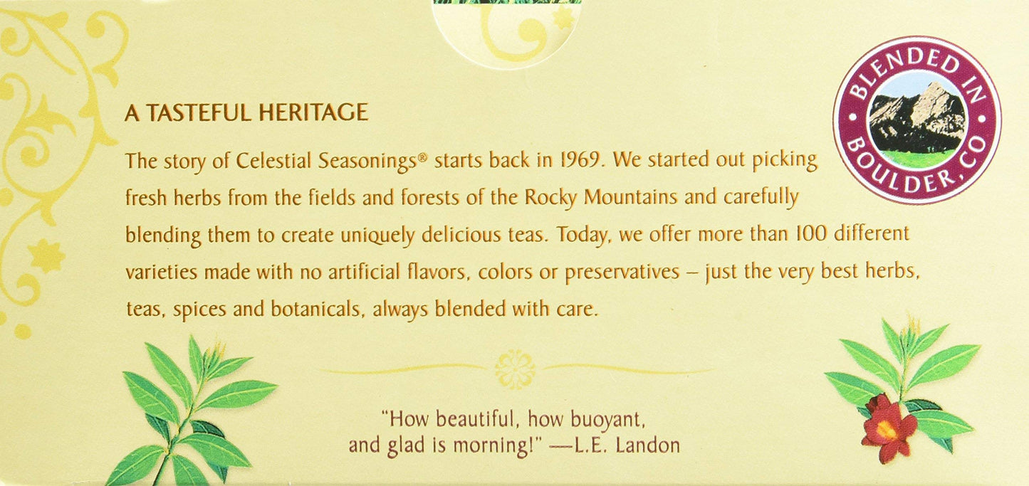 Celestial Seasonings Black Tea Morning Thunder, 20-Count (Pack Of 6)