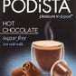 Podista Hot Chocolate Capsules - Sugar Free Cocoa Pods - 10 Pod Package