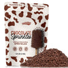 Snackathon Sprinkles for Baking & Decorating, Chocolate Sprinkles, 2.2 LB Bulk Brown Jimmies in Resealable Pouch - Rich Cocoa Fl
