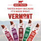 Vermont Smoke & Cure Hickory Smoked Uncured Bacon Sticks, 1oz, 24 Count – Portable Meat Snack for mature-themeds & Kids