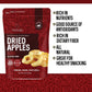 Dried Apples 1lb, Apple Slices. Chewy Soft Dried Apples No Sugar Added, Dried Apples Bulk and Dried Apple Slices. Gluten Free Sn