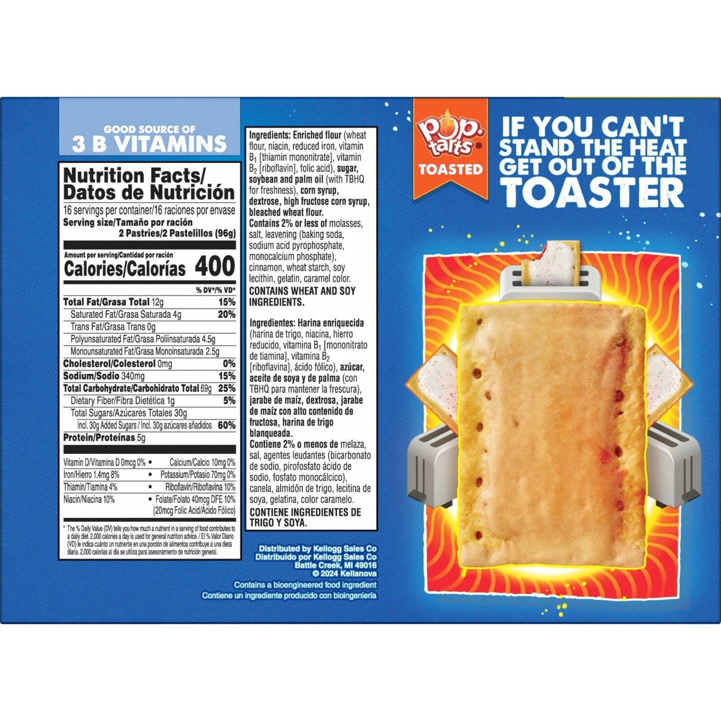 Pop-Tarts Toaster Pastries  Breakfast Foods  Kids Snacks  Family Pack  Frosted Brown Sugar Cinnamon (32 Pop-Tarts)