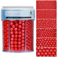 Sprinkles for Cake Decorating, 11Oz 6 Sizes Red Pearl Sprinkles for Cake Cupcake Ice Cream Donuts Cookie Baking Toppings