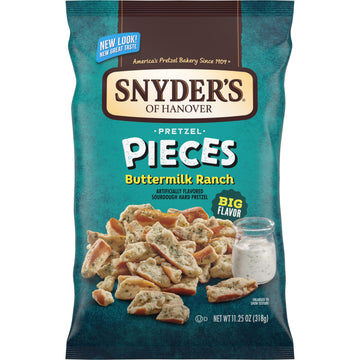 Snyder'S Of Hanover Pretzel Pieces, Buttermilk Ranch, 11.25 Oz