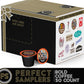 Perfect Samplers Dark Roast Single Serve Coffee Pods for Keurig, 50 Count