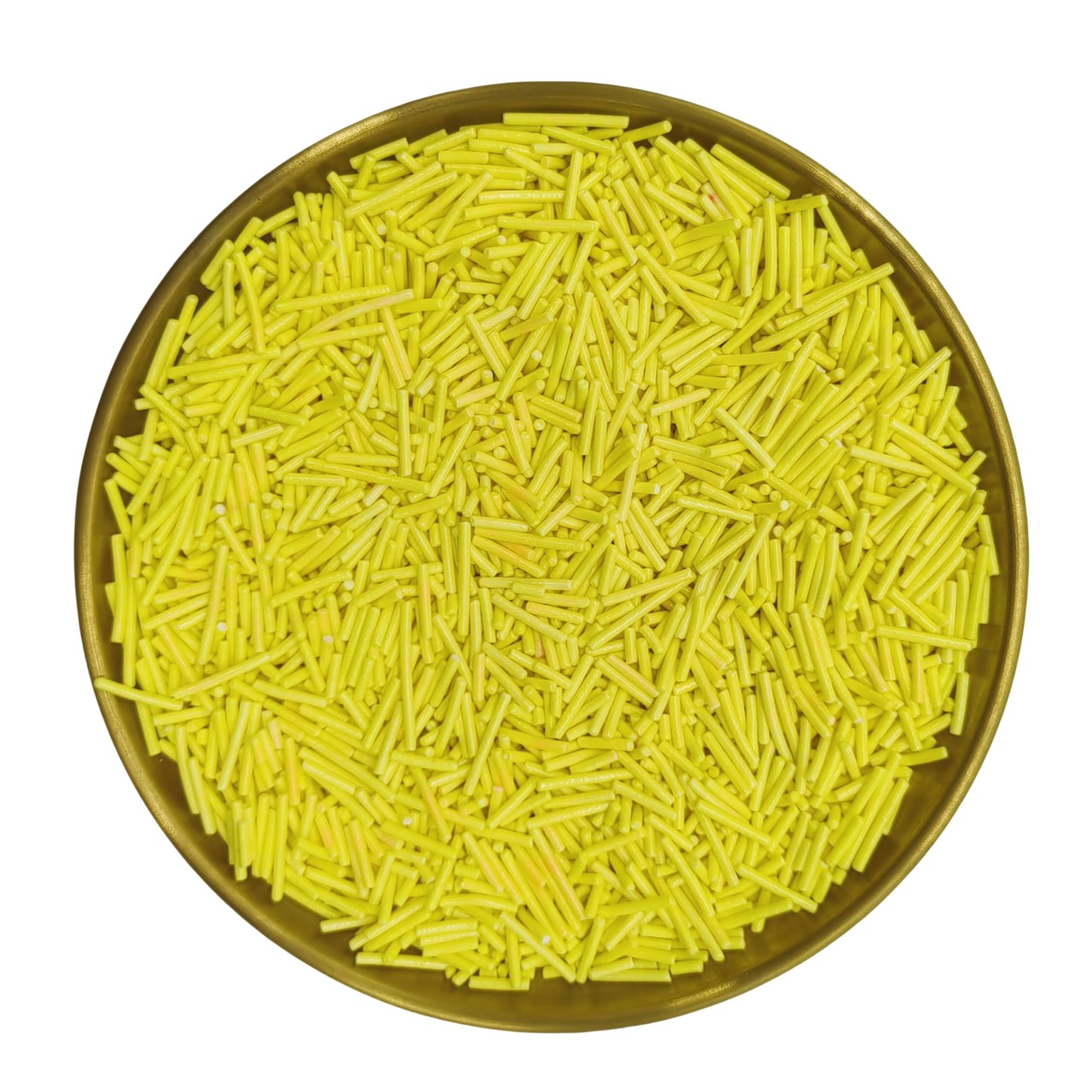 Yellow Jimmy Sprinkles Edible Mix Size Jimmies Cake Decorations Soft Jimmies For Topping Ice Cream, Cookies, Cakes, Wedding Part