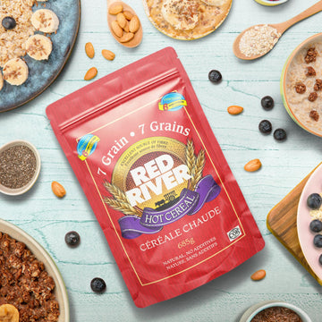 Red River Cereal - 7 Grain Hot Cereal (2Lbs / 685G) Made In Canada At Arva Flour Mills - All Natural, No-Additives (1-Pack)