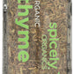 Spicely Organic Thyme 0.60 Ounce Jar Certified Gluten Free