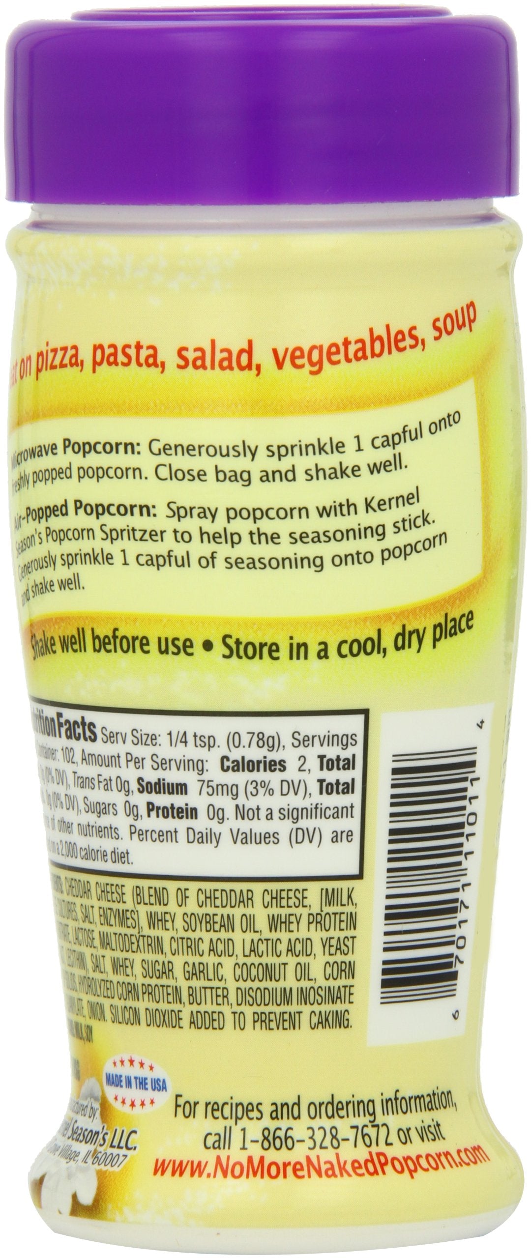 Kernel Seasons Popcorn Seasoning Parmesan Garlic, 2.85 Oz