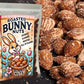 Gears Out Roasted Bunny Nuts - Gourmet Salted Almonds, 8oz Bag, Perfect for Easter Gifts and Holiday
