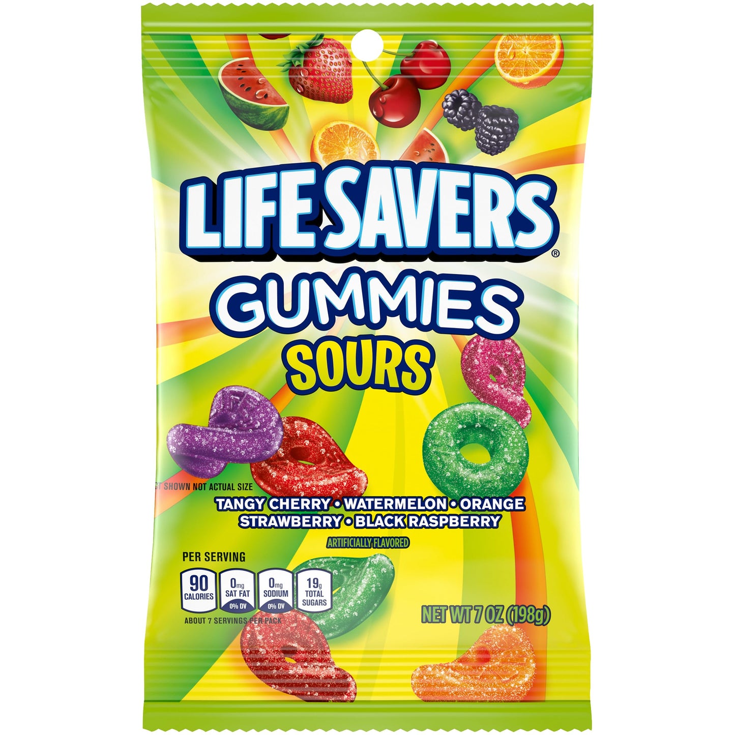 The Hampton Candy Company Variety Pack Gummies, 7oz (6 Pack) - Wild Berries, Exotics, Neons, Collisions, Sours & 5 Flavors