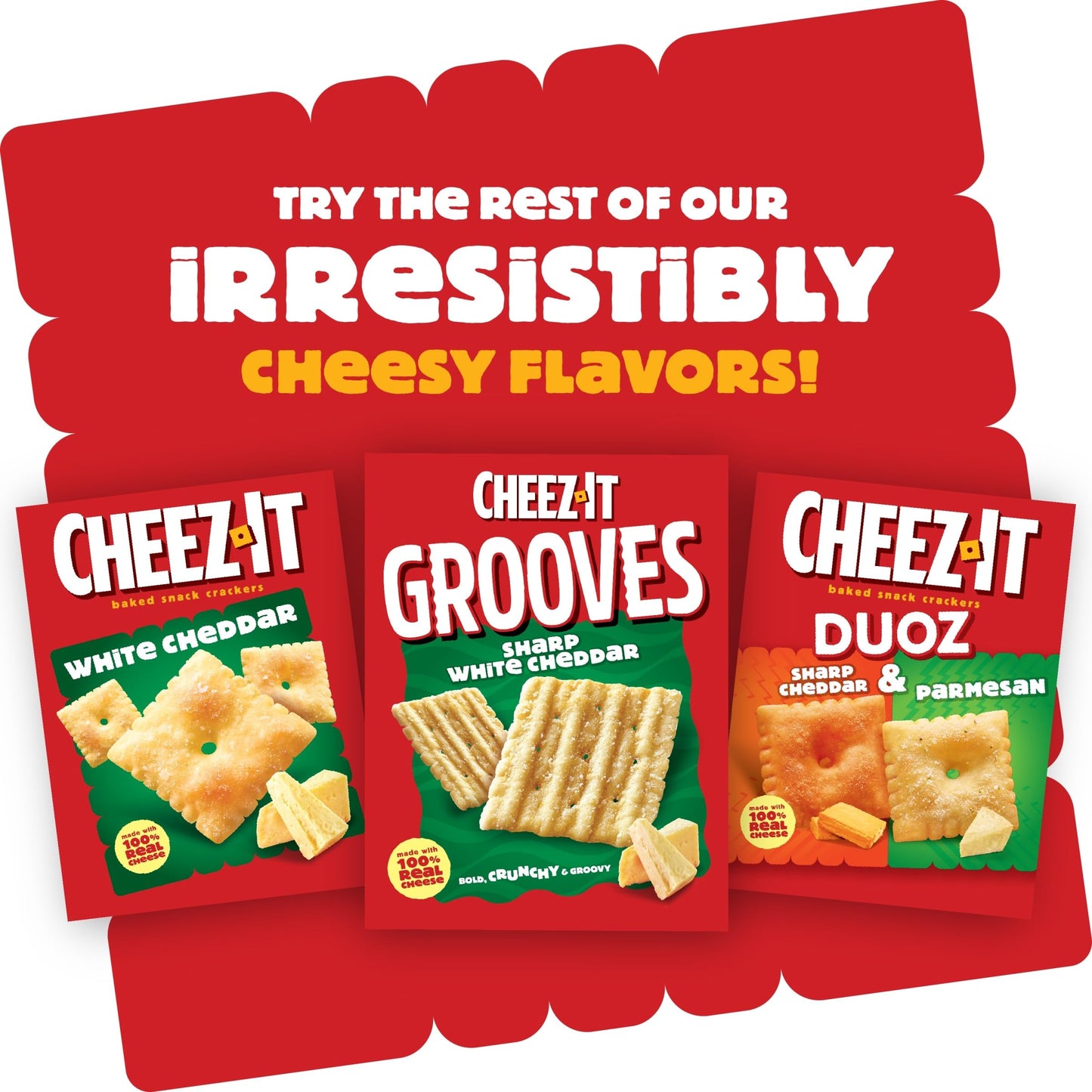 Cheez-It Snapd Cheese Cracker Chips, Thin Crisps, Lunch Snacks, Double Cheese, 7.5oz Bag (1 Bag)