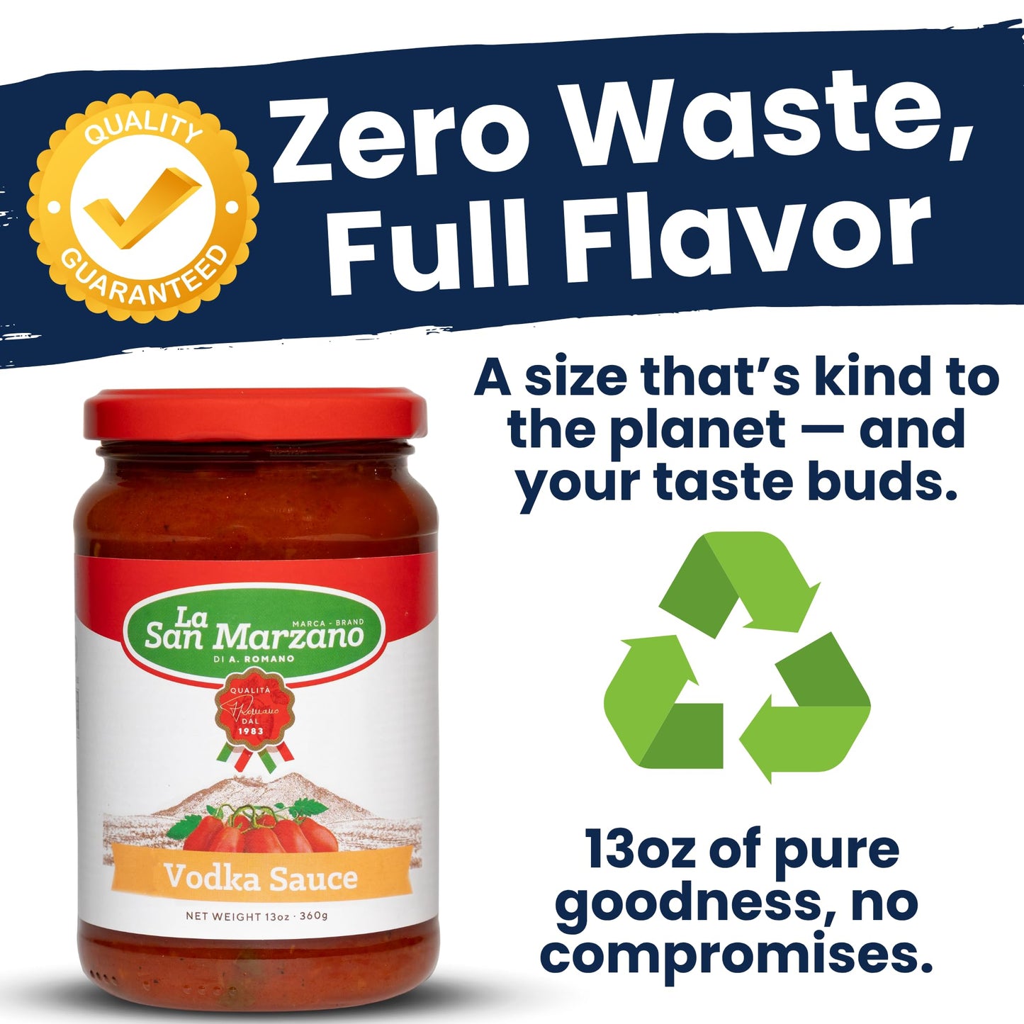 La San Marzano spirit-inspired flavor Sauce, All Natural, Non-GMO, Gluten Free, 13 oz (Pack of 4)