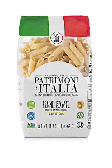 Patrimoni dItalia Penne rigate, 1 Pound (Pack of 10)