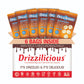 Drizzilicious Mini Rice Cakes Birthday Cake - Rice Crisps, Healthy Snack For Adults And Kids, Flavored Rice Cakes, Vegan, Gluten