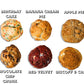 Favorite Things 2024 Gooey On The Inside Cookies Assorted 6-Pack Freshly-Baked Gourmet Food Cookie Gift Snacks - Great For Shari