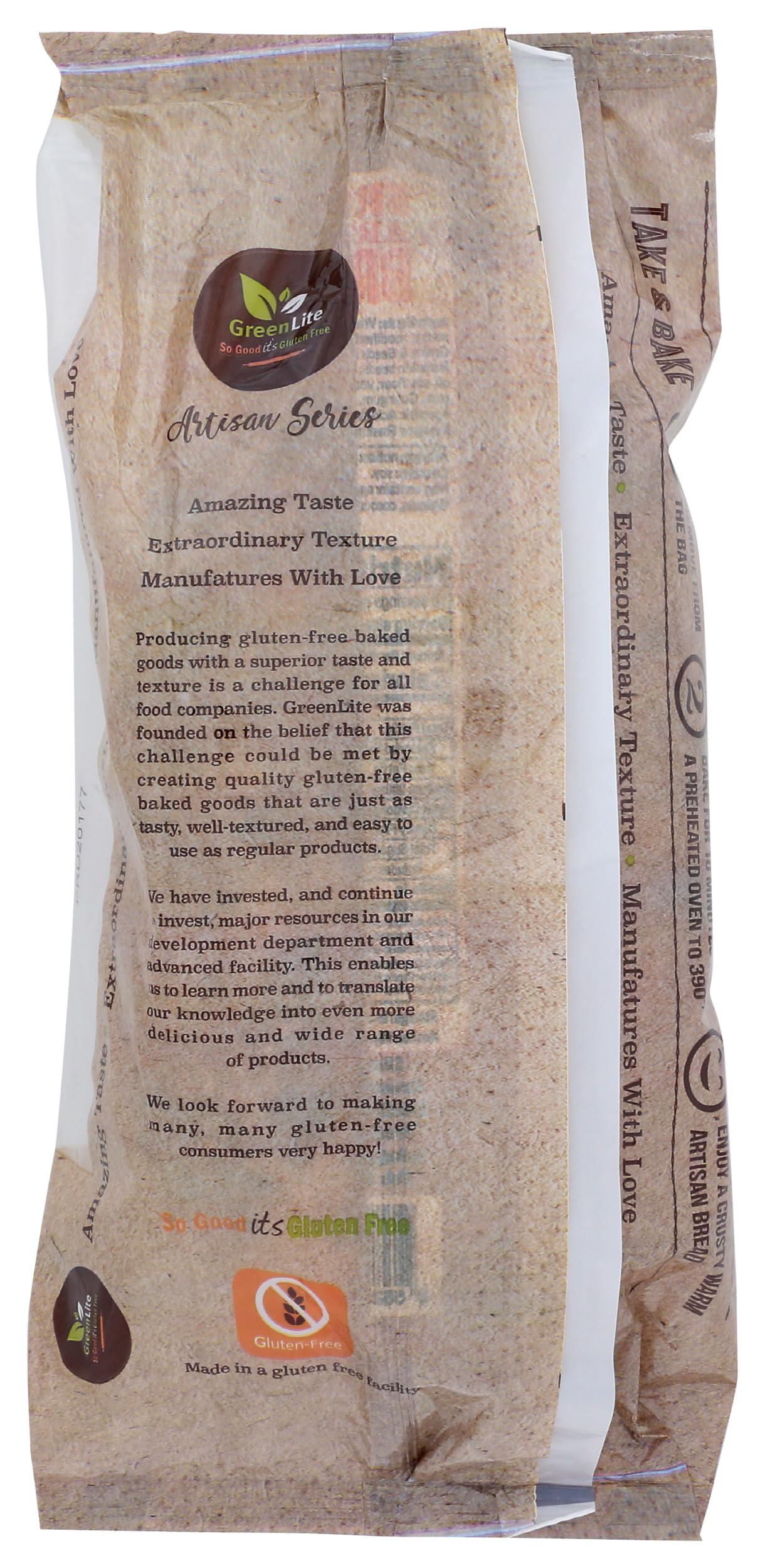 Greenlite Multigrain Artisan Bread With Chia, 17.6 Oz