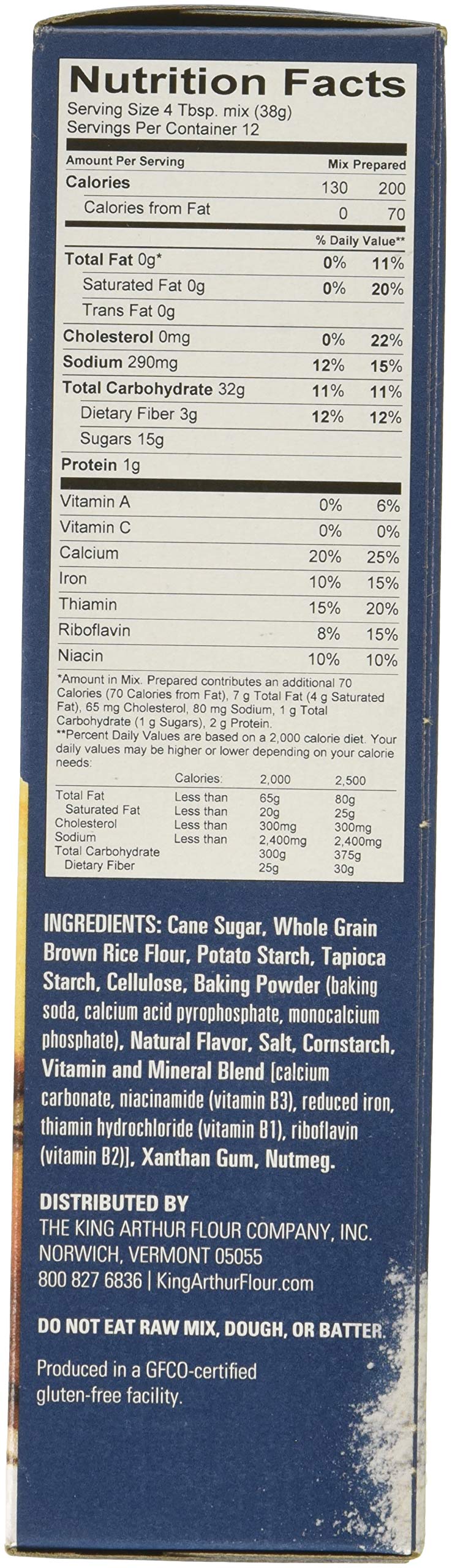 King Arthur, Mix Muffin GF, 16 OZ (Pack of 6)
