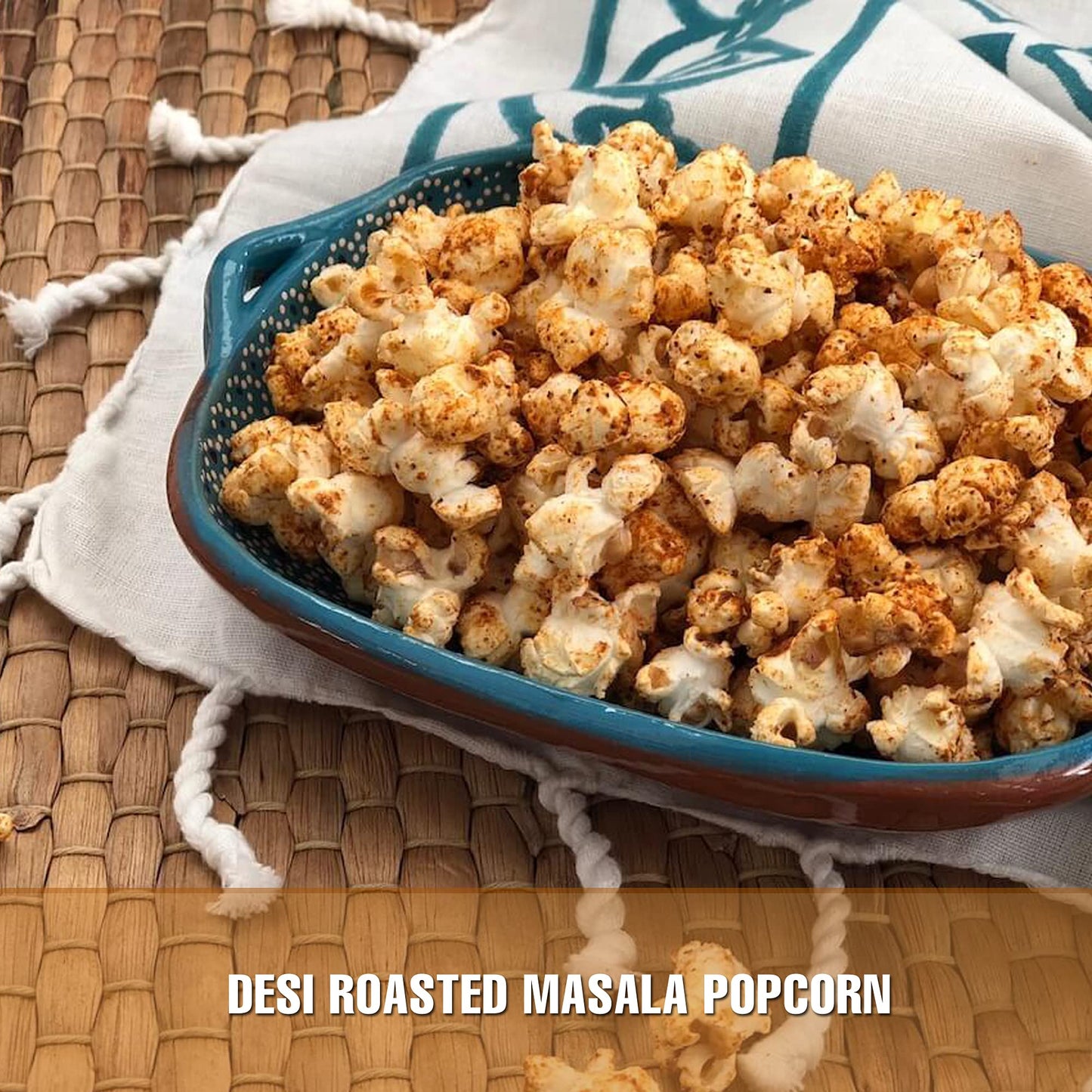 Masala Potli Multi Purpose Popcorn, French Fries, Nachos, Makhana (Gorgon Nuts) 6 Flavour Seasoning Pack [Green Chilly & Lemon,
