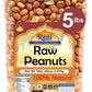 Rani Peanuts, Raw Whole With Skin (uncooked, unsalted) 96oz (6lbs) 2.72kg Bulk PET Jar ~ All Natural | Vegan | Gluten Friendly |