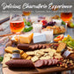 GiftWorld Beef Summer Sausage and Cheese Gift Basket, 8-item Meat and Cheese Sampler for Men, Perfect for Tailgating and Holidays