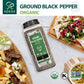 Soeos Ground Black Pepper, Non-Gmo, Freshly Peppercorn Powder Bulk, Packed To Keep Peppers Fresh, Ready To Use Peppercorns For Refill, 18 Oz (510G), Organic