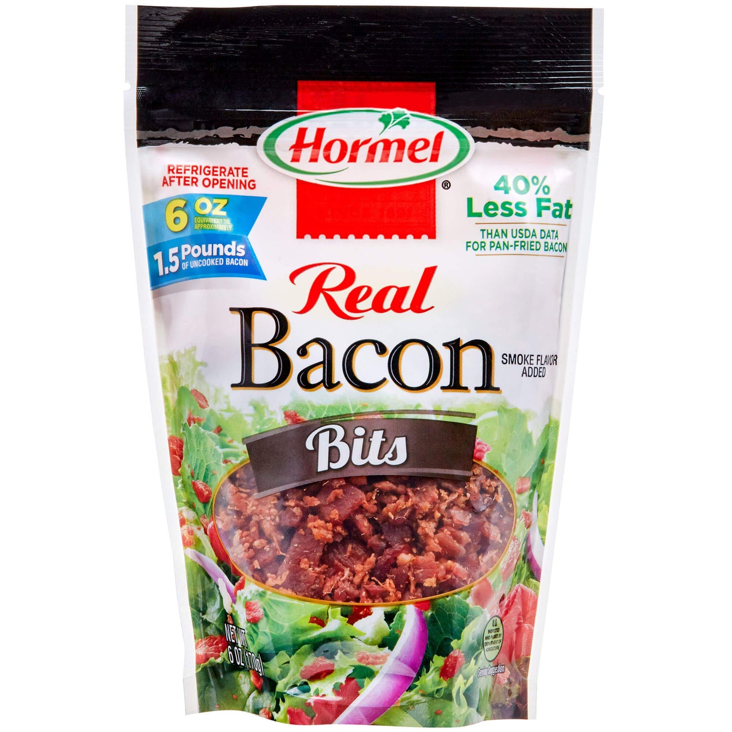 Hormel Real Bacon Bits Pouch  6 Ounce (Pack of 6)