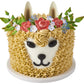 Decoset Pet Creations Cake Topper, Adorable 5 Piece Animal Cake Decoration For Birthdays And Celebrations - Cat, Dog, Rabbit, Ll