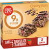 Fiber One Chewy Bars, Oats & Chocolate Strawberry Fiber Snacks, 5 Count, 7 oz