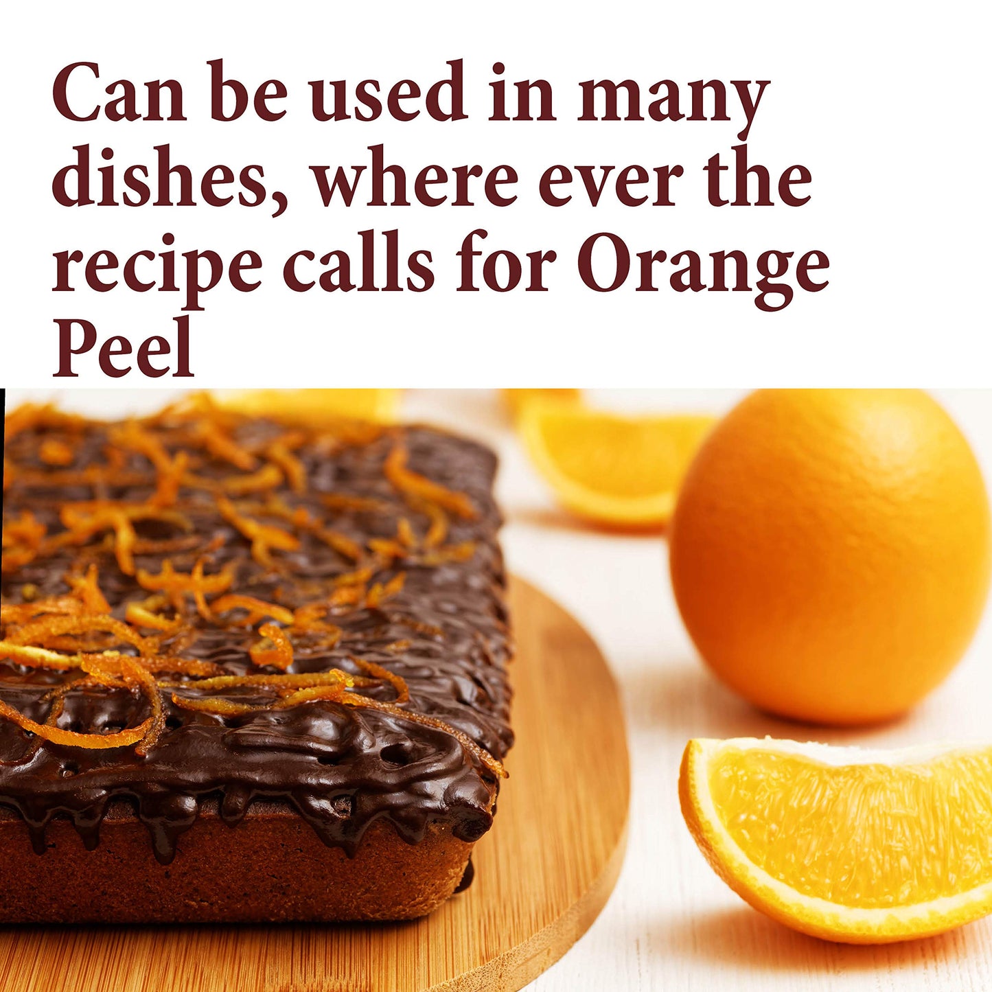 The Spice Way Orange Peel - Granules (4 Oz) Without Any Preservatives. Great For Cooking, Baking And Tea.