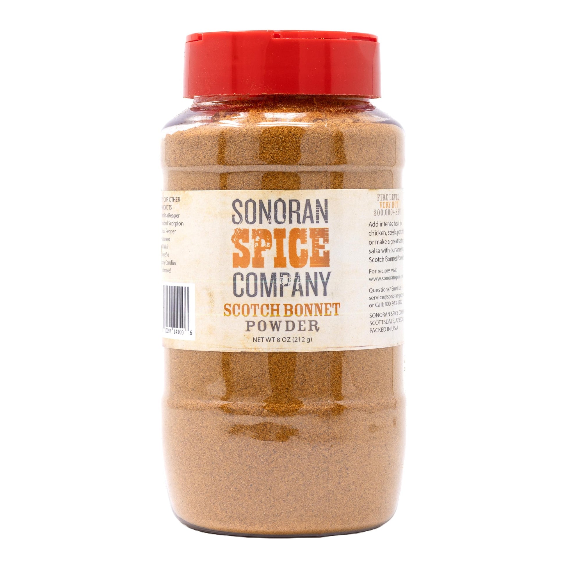 Sonoran Spice Scotch Bonnet Powder, 8 OZ, Orange Spice Seasoning