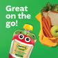 Motts No Sugar Added Applesauce, 3.2 oz clear pouches, 20 pack